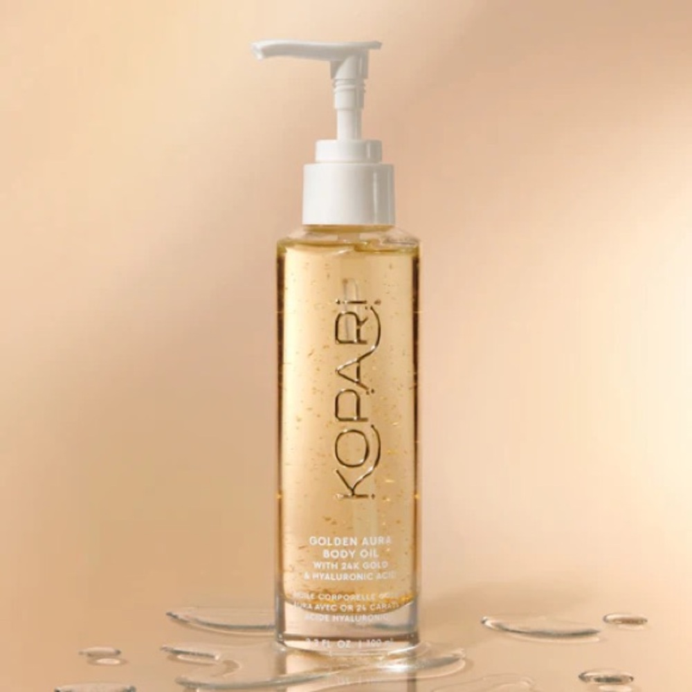 Kopari Golden Aura Body Oil with 24K Gold & Hyaluronic Acid | BNIB | MSRP $42